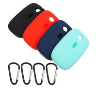 IDEANATEGRATE Étuis en Silicone Anti-Rayures pour Traceur Tile Pro 2022 Lot de 4 Crochets Pratiques pour Colliers et Objets Personnels