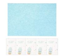 IDEANATEGRATE Feuilles Matifiantes Visage Portable en Pulpe de Bois Film Bleu, 250 Pièces, Absorption D'huile Soin Peau Maquillage Frais