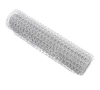 IDEANATEGRATE Filet en Fil Métallique Hexagonal Argenté pour Clôture de Jardin et Décoration Diy, Matériau Composite Léger, Facile à Couper et Résistant la Déformation