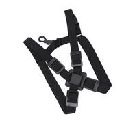 IDEANATEGRATE Harnais de Saxophone Réglable en Oxford Noir, Sangle Flexible Rembourrage, Compatible Saxophones Alto et Ténor, Accessoire pour Musiciens en Répétition ou Concert