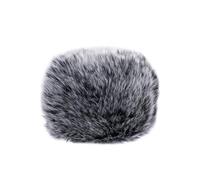 IDEANATEGRATE Housse en Peluche pour Microphone Protection Anti-vent et Anti-plosives, Accessoire pour Micro Casque, Réduit les Bruits de Souffle
