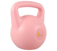 IDEANATEGRATE Kettlebell Souple 6kg pour Entraînement de Force Prise Antidérapante en Pe, Design Chic Rose, pour Exercices Fitness à Domicile