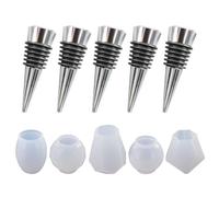 IDEANATEGRATE Kit Accessoires Faciles à Nettoyer, pour Créations Artisanales Moule en Silicone pour Bouchons de Vin de Bouchons de Bouteilles