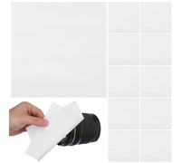 IDEANATEGRATE Lingettes Non Pelucheuses Blanches 300 Pcs en Tissu Non Tissé Résistantes Dégraissantes pour Nettoyage D’équipements de Laboratoire et Lentilles