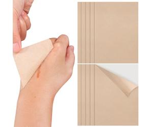 IDEANATEGRATE Lot de 10 Patchs Cache Tatouage Beige en Tissu Non Tissé Auto-adhésifs Réutilisables pour Couvrir Cicatrices et Grains de Beauté