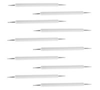 IDEANATEGRATE Lot de 10 Stylos à Gaufrer Prise Confortable et Design Précis en Fer et Plastique pour Peinture sur Roche et Sculpture Artistique