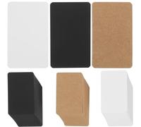 IDEANATEGRATE Lot de 300 Cartes de Vœux Vierges en Papier Kraft Double Face, Légères DIY et Cartes D'anniversaire