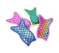 IDEANATEGRATE Lot de 4 Porte-glaces Réutilisables en Néoprène Style Sirène, Isolants et Pratiques pour Conserver les Bâtonnets de Glace Frais Couleur Aléatoire