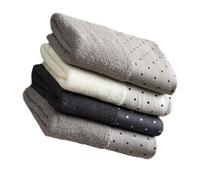 IDEANATEGRATE Lot de 4 Serviettes en Coton Pur, Lavables et Faciles à Sécher, Six Couches Épaisses, Doux et Absorbants, Visage Maison Couleur Aléatoire