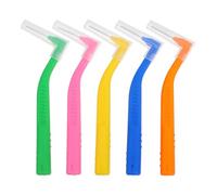 IDEANATEGRATE Lot de 5 Brossettes Interdentaires de L Poils Doux en Nylon pour Éliminer les Débris Alimentaires, pour L'hygiène Bucco-dentaire en Voyage ou Activités Extérieures