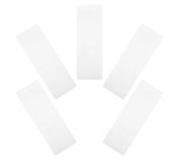 IDEANATEGRATE Lot de 5 Pochettes Transparentes en Pvc pour Marque-pages, Protège-manchons Étanches Trous, Format Plat, Léger et Résistant, pour Sauvegarde de Livres et Événements Scolaires