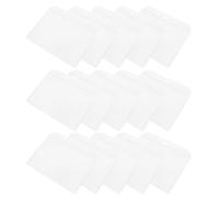 IDEANATEGRATE Lot de 50 Porte-cartes Pvc Légers et Étanches, Protection Optimale pour Cartes D'identité et Badges, Facile à Transporter Glisser un Paquet