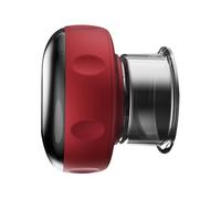 IDEANATEGRATE Machine à Ventouses sous Vide Rouge Fonction de Chauffage et Massage des Méridiens en Plastique, Appareil Portable pour Thérapie par Ventouses à Domicile