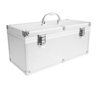 IDEANATEGRATE Malette et Portabilité Ergonomique Argentée en Alliage D'aluminium avec Ouverture Rapide pour Équipements Audio Professionnels et Tests Terrain