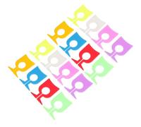 IDEANATEGRATE Marqueurs de Verre en Silicone de Coupe de Vin 16 Pièces pour Identification de Boisson Finition Artisanale pour Célébrations et Fêtes
