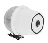 IDEANATEGRATE Mini Broyeur Électrique à Ail Portable 250ml en Pp et Verre, Robuste, Rechargeable par Câble USB Cuisine et Légumes