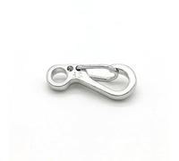 IDEANATEGRATE Mini Mousquetons en Alliage D'aluminium Lot de 15 Couleur Aléatoire Haute Résistance Bords Tranchants, pour Corde Parachute et Équipement de Survie en Plein Air