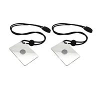 IDEANATEGRATE Miroir de Signalisation Sos pour Survie en Plein Air, 2pcs en Acrylique Robuste, Multifonction, pour Camping et Pêche en Extérieur