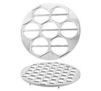 IDEANATEGRATE Moule à Raviolis en Alliage D'aluminium 2pcs Réutilisable et Facile à Nettoyer Dumplings et Raviolis Lors de Réunions Familiales