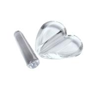 IDEANATEGRATE Moule en Résine Finition Haute Brillance Forme Cœur pour Nail Art Nail Art Outil de Décoration pour Ongles, pour Apprentis et Professionnels