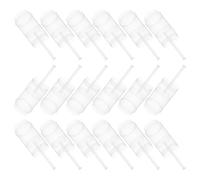 IDEANATEGRATE Moules à Gâteau Ronds 30 Pièces Supports Transparents pour Gelées et Tubes à Gâteau à Pousser en Pâtisserie Maison