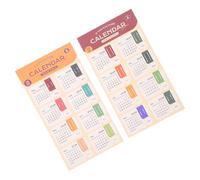 IDEANATEGRATE Onglets Autocollants pour Calendrier Annuel 2026 Feuilles d'Autocollants Multicolores pour Repérage Facile en Bureau et Études