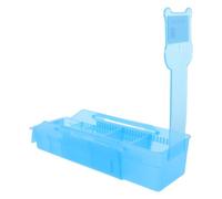 IDEANATEGRATE Organisateur de Remède Extensible avec Compartiments Réglables et Séparateurs Indépendants en Plastique Bleu pour Institutions Médicales et Pharmacies