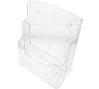 IDEANATEGRATE Organisateur Mural Transparent en Acrylique pour Bureau et Boutique, Rayonnage de Classement Pratique pour Documents et Brochures, Porte-Revue Multi-Usage Facile D'accès