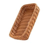 IDEANATEGRATE Panier et Organisé pour de Rangement en Tressé Marron , Léger et Rangement D’ustensiles Cuisine et Bouteilles D’assaisonnement