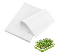 IDEANATEGRATE Papier Germoir Absorbant 100 Feuilles pour Culture Hors-Sol de Légumes en Plateau, Adapté la Germination et Colonisation de Plantes