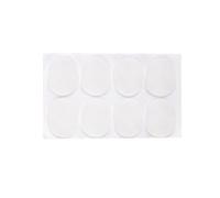 IDEANATEGRATE Patch de Saxophone Ténor Coussin Confortable en Silicone Blanc 8 Pièces pour Protéger les Dents Accessoire pour Embouchure Saxophone Ténor