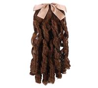 IDEANATEGRATE Perruque avec Extension Queue de Cheval Longue Bou Coiffe pour Femme