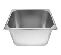 IDEANATEGRATE Plat de Buffet en Acier Inoxydable 304 Couvercle, Grosse Capacité, Réutilisable et Léger, pour Service de Restauration et Self-service