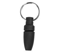 IDEANATEGRATE Poinçon à Cigares Outil Portable Compact en Acier Inoxydable et Silicone Porte-clés pour Créer un Petit Trou le Capuchon du Cigare