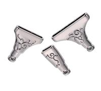 IDEANATEGRATE Pointes de Stylo Embouts de Rechange Pratiques Lot de 3 en Alliage Argenté pour Peinture Diamant Adaptés aux Débutants et Experts