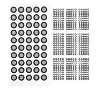 IDEANATEGRATE Points de Marquage Réfléchissants du Temps de Numérisation pour Scanner 3D en Film Pet, 12 Feuilles et Identification Rapide pour Design et Éducation