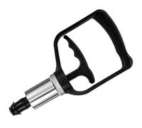 IDEANATEGRATE Pompe à Ventouses Manuelle en Plastique Noir Grosse Puissance D'aspiration pour Thérapie par Ventouses et Massage de Relaxation du Dos