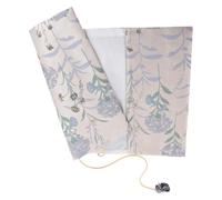 IDEANATEGRATE Protège-livre en Tissu Bleu pour Couverture Rigide, Facile à Utiliser et Réutilisable, pour Usage en esign Créatif et Élégant