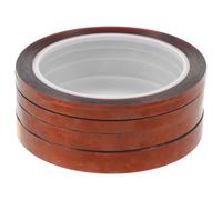 IDEANATEGRATE Ruban Adhésif Thermocollant en Polyimide Haute Température 5 Rouleaux 3 Isolant Thermique pour Presse Chaude Sublimation 260°c Application Simple
