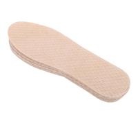IDEANATEGRATE Semelles Intérieures Absorbantes D'odeurs en Bois Beige pour Hommes, 20 Paires, Ultra Fines et Respirantes pour Entraînement et Activités Sportives
