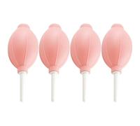 IDEANATEGRATE Souffleur Extensions de Valve D'entrée D'air Unidirectionnelle 4pcs Rose en Plastique pour Séchage Sûr et Rapide des Faux- à Usage Professionnel