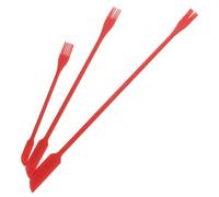 IDEANATEGRATE Spatules en Silicone à Double Extrémité Ensemble de 3 Ustensiles Cuisine Sûrs Contact des Aliments pour Pâtisserie Maison et L'hôtel