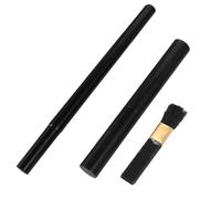IDEANATEGRATE Stylo Correcteur de Barbe Marron Double Tête avec Brosse Outil de Soin Barbe pour Hommes Facile à Nettoyer et Tailler Kit Complet et Moustache
