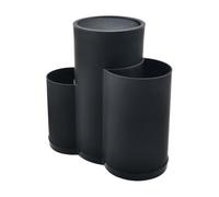 IDEANATEGRATE Support Couteaux de Cuisine Plastique avec Égouttoir Porte-lame Multifonctionnel pour Rangement Domestique Organisateur Ustensiles Sécurisé et Pratique