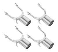 IDEANATEGRATE Support de Branche d'arbre fruitier en Alliage d'aluminium 4pcs - Dispositif U pour verger et décoration extérieure, Installation Rapide, diamètre intérieur 0,9