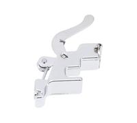 IDEANATEGRATE Support de Pied Presseur pour Machine à Coudre 4 Pièces en Plastique Argenté Facile à Installer Fixation Encliquetable pour Projets de Tissus Légers