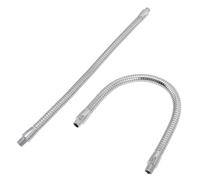 IDEANATEGRATE Support Flexible Col de Cygne LED 300 Mm en Fer Électrolytique, 2 Pièces, Bras Articulé pour Projecteur et Poteau D’éclairage, Accessoires Légers pour Éclairage DIY
