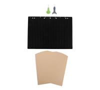 IDEANATEGRATE Tableau D'assistance En Braille 27 Lignes 30 Cellules avec Stylet Réutilisable pour Étudiants Avancés Étude Confortable à Domicile