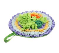 IDEANATEGRATE Tapis de Recherche de Nourriture Jeu Interactif d'alimentation en Peluche Fonction D'attirer L'attention Dissimulation de Nourriture pour Petits Animaux et Lapins