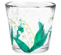 IDEANATEGRATE Tasse à Main en Verre Vert Isolation Thermique et Protection Anti-brûlure, Capacité Utilisation Quotidienne ou Lors de Fêtes